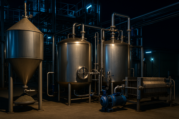 Continuous Bleaching System — Edible Oil Refinery Plant